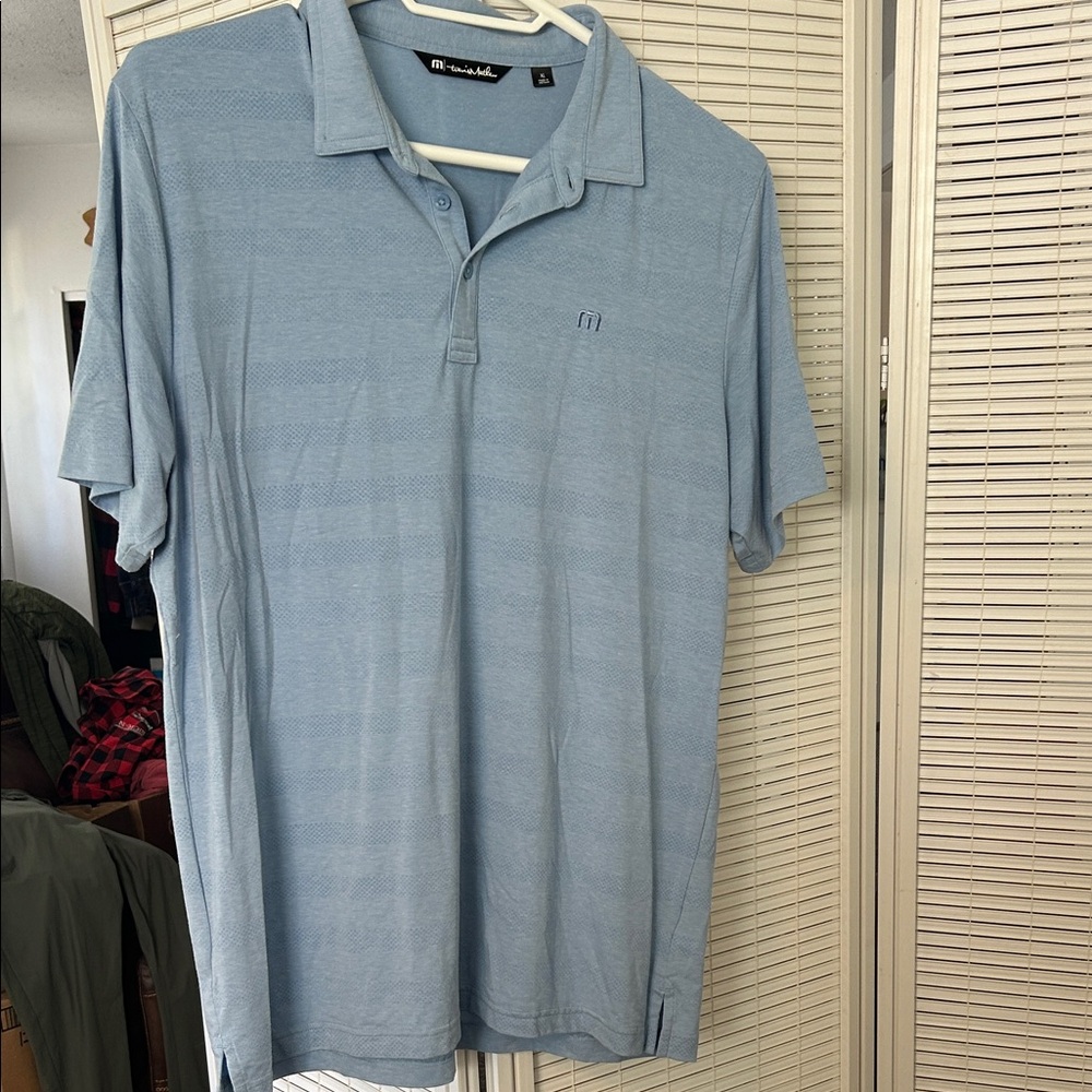 Travis Matthew Men's Blue Polo Shirt